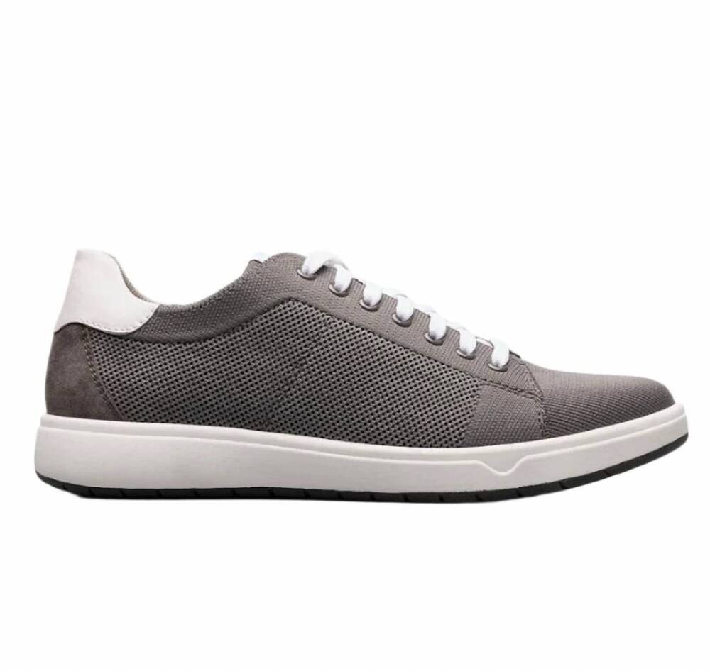 NEW FLORSHEIM men's heist knit lace to toe sneaker in gray